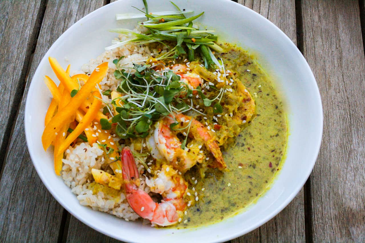 Basil Lemongrass Coconut Curry