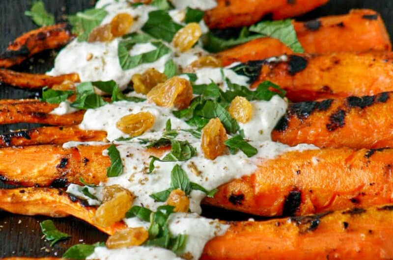 Grilled Mediterranean Carrots - Feast Local