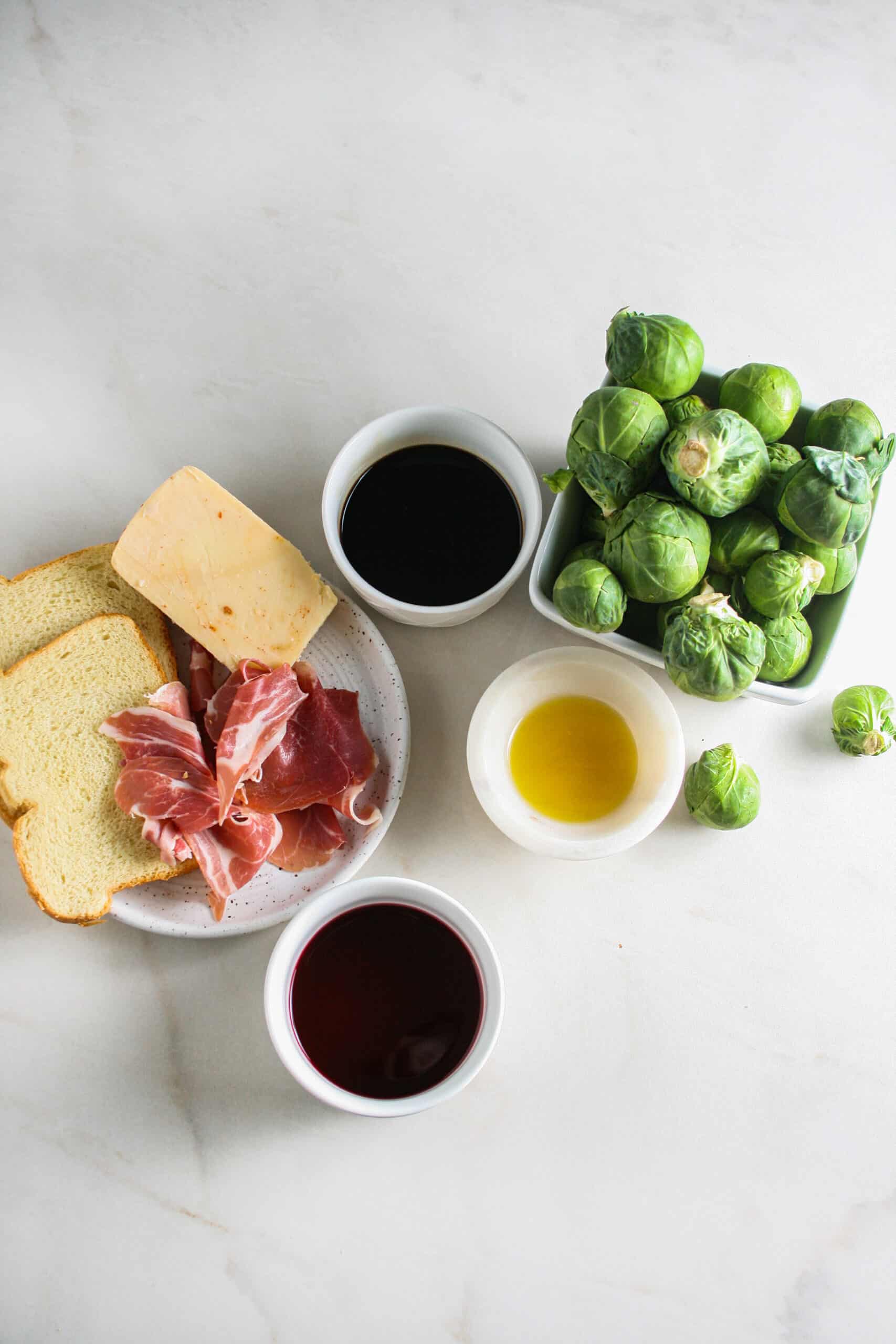 Red Wine Pan Fried Brussels Sprouts - Feast Local